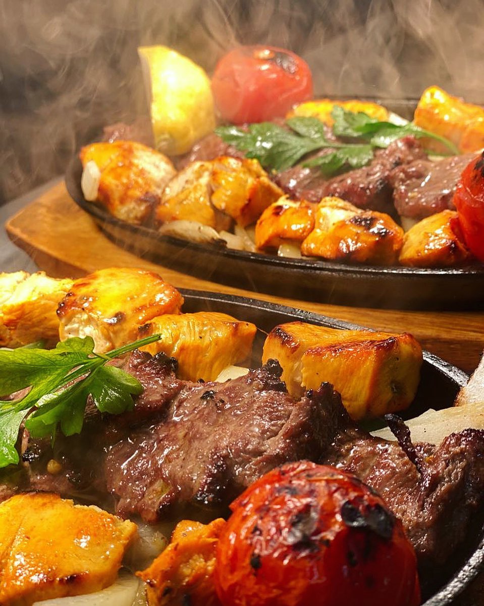 a Wide Range of Delicious Persian Dishes Served at Shandiz Restaurant in Sunderland