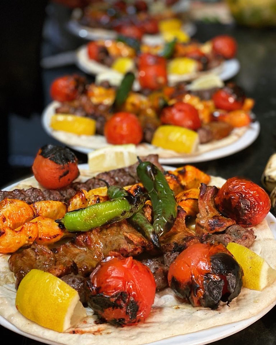 a Wide Range of Delicious Persian Dishes Served at Shandiz Restaurant in Sunderland