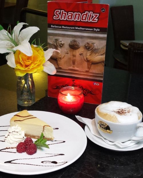 Cheesecakes Served at Shandiz Restaurant in Sunderland